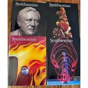 4 Pc Lot Smithsonian Magazine Collection 1995 1997 Issues Art History Culture